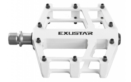 Педали BMX/Downhill алюминиевые E-PB-525 EXUSTAR Белые
