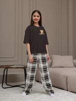 Костюм для девочки Мишель-1 Виотекс КОРИЧНЕВЫЙ