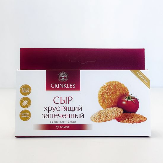 Crinkles, сыр хрустящий запечённый в ассортименте, 18 гр.