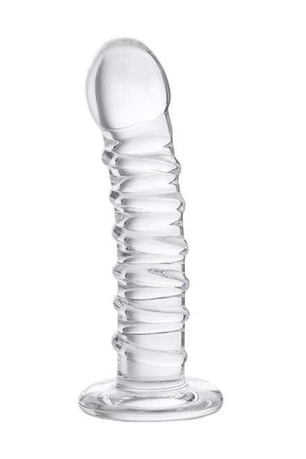 Фаллоимитатор Sexus Glass, стекло, 16 см