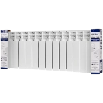 Радиатор биметаллический STOUT TITAN 350 - 13 секций (подключение боковое, цвет белый)