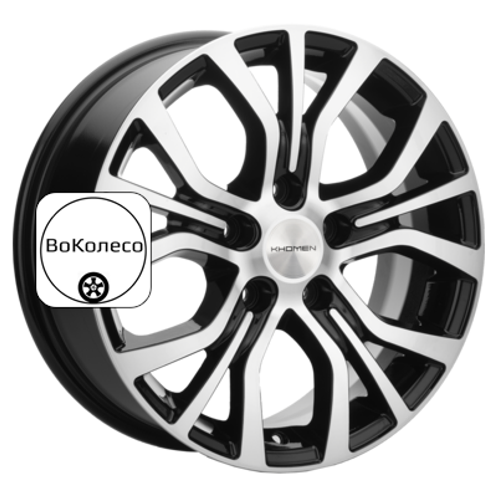 6,5x16/5x110 ET46 D63,3 KHW1608 (Changan CS35 Plus) Black-FP Khomen Wheels