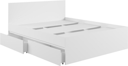 Кровать двуспальная Мадина, спальное место 140х200, материал ЛДСП