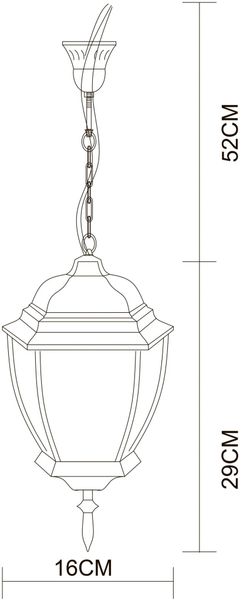 Уличный подвесной светильник Arte Lamp