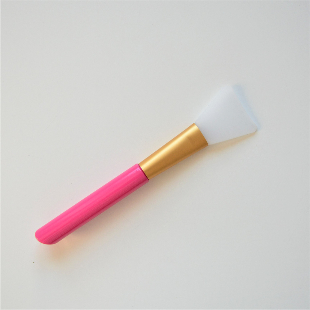 Кисть силиконовая широкая, 3см (цвет в ассортименте)