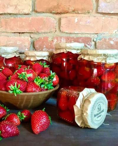 Клубничное варенье на меду