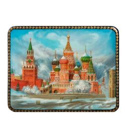 Народные промыслы ШК-19/10-D Шкатулка в технике декупаж «Москва» (10х8х3,5)