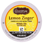 Celestial Seasonings, Herbal Tea, Lemon Zinger®, без кофеина, 12 капсул K-Cup, по 3,2 г (0,11 унции)