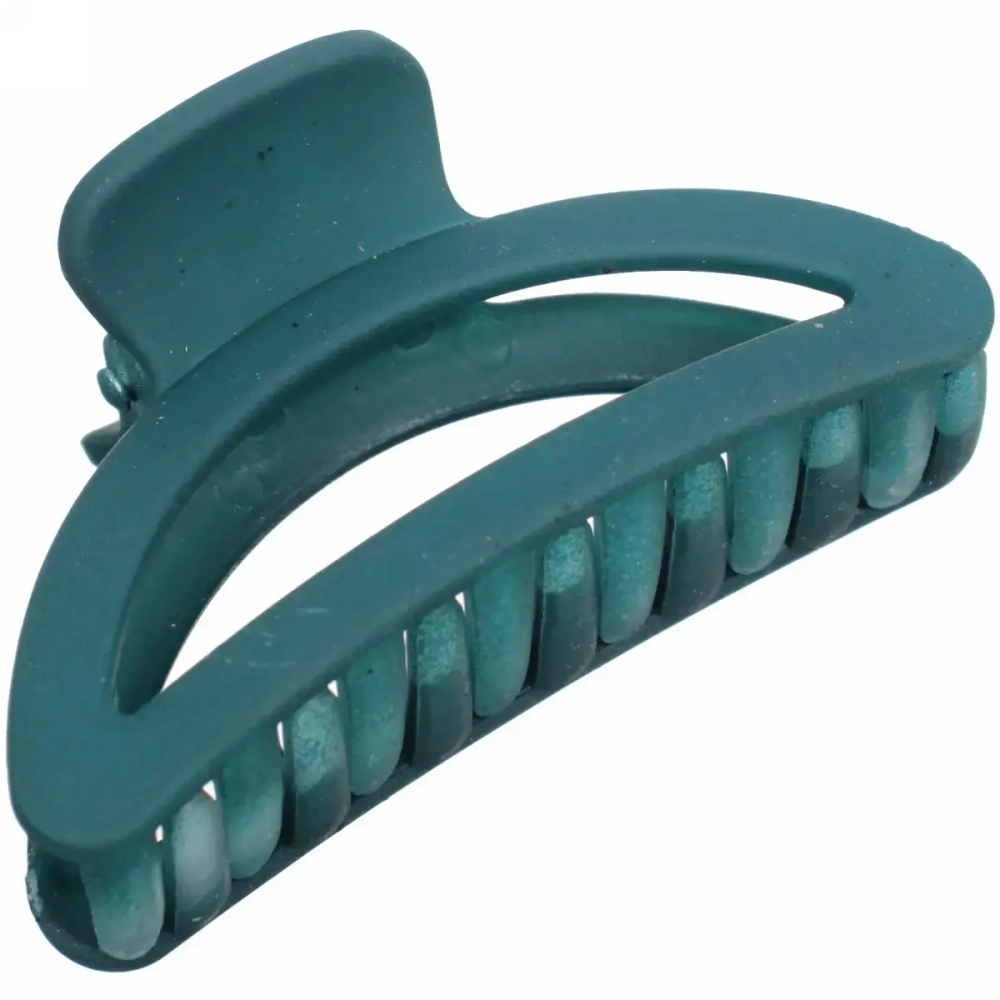 Заколка-краб для волос на блистере «Style Matte», трапеция, микс 6 цветов, 6,5см