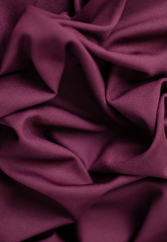 Трикотаж джерси, бордо темный, вискоза, 440гр/м2