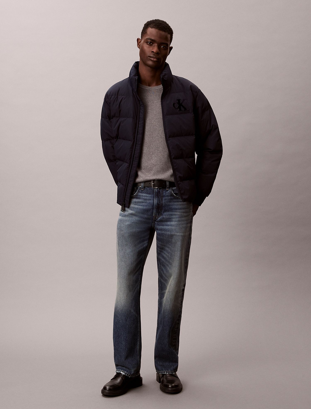 Пуховик Calvin Klein Chenille Monogram Dark Sapphire