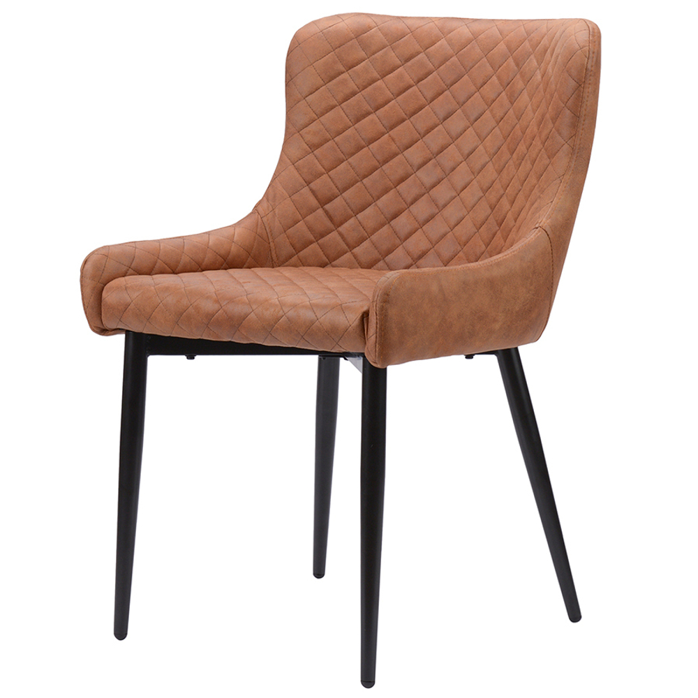 Стул Bergenson Bjorn Calvin экокожа светло-коричневый