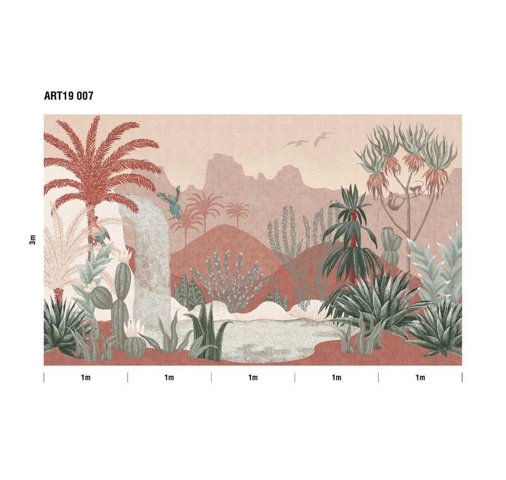 Пейзаж 2 Сады Клеопатры панно