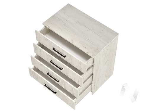 Комод 850 Спальня Фиеста (крафт белый)