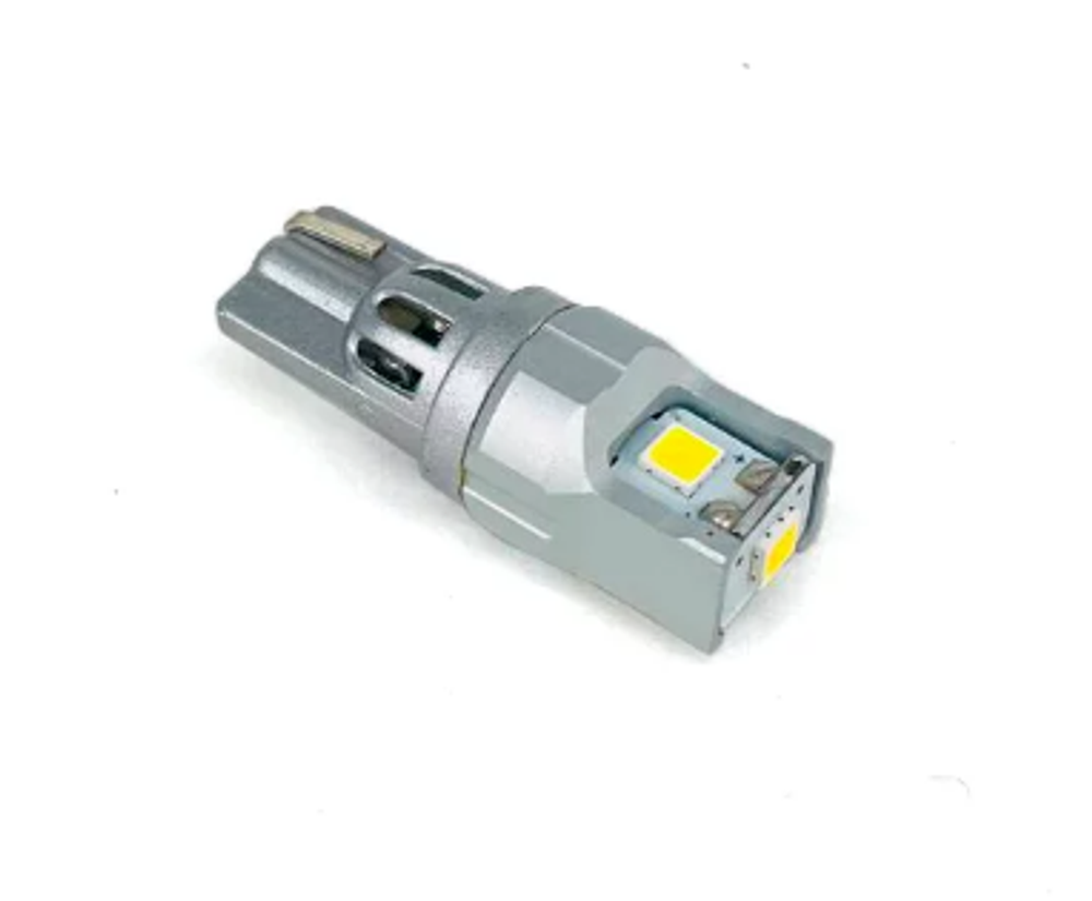 Светодиодная лампа W5W T10-3US3 с обманкой, без полярности (белый), 1шт