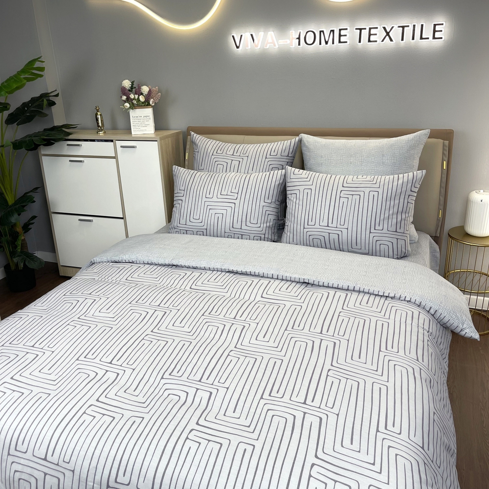 Комплект постельного белья Люкс Сатин 100% хлопок A375