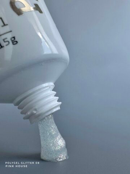 Pink House Полигель 08 Glitter 15 гр.