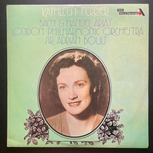 Kathleen Ferrier, London Philharmonic Orchestra, Sir Adrian Boult ‎– Bach & Handel Arias (Англия)