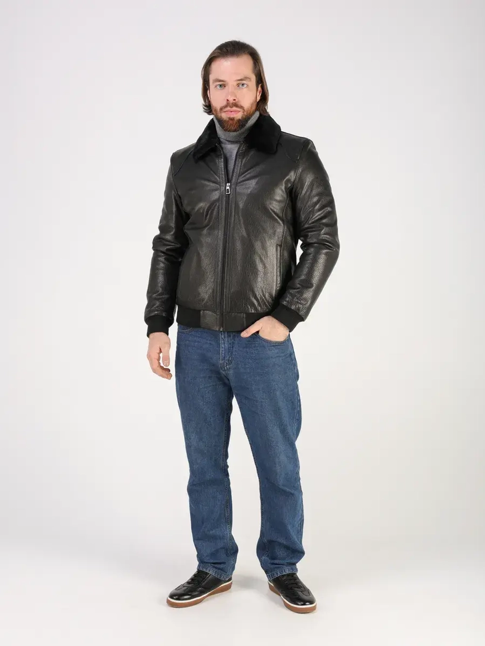 Дубленка натуральная куртка зимняя кожаная