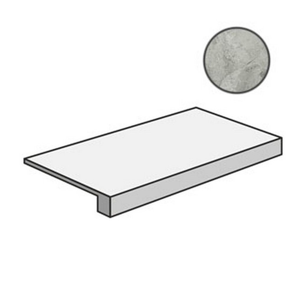 Ступень Charme Extra Silver Scalino Front Nat 33x160