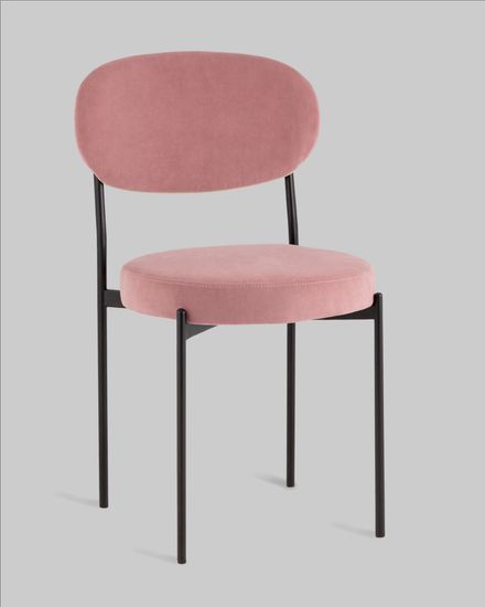 Стул Бриф DD велюр пыльно-розовый