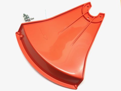 Защитный кожух для бензокосы Oleo-Mac Sparta 25 ( под кривую штангу ) .