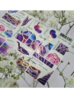 Набор слайдеры 2шт Lucky Rose. Foil 107, 109