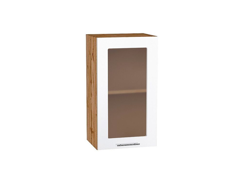 Шкаф верхний с 1-ой остекленной дверцей Валерия-М