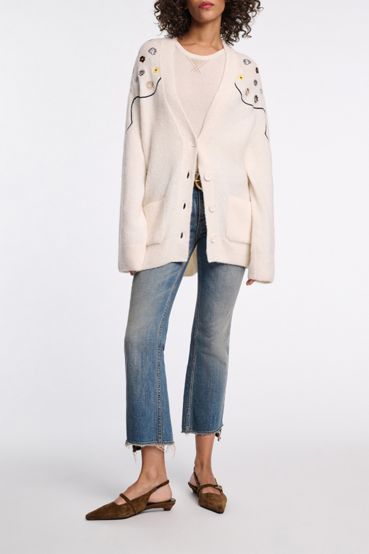 Кардиган из шерсти альпака