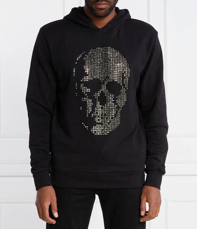 Худи Skull strass Philipp Plein - черный(MJB3088 PJO002N)