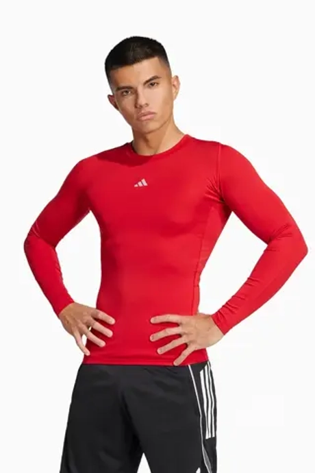 Термофутболка adidas Techfit LS - красный