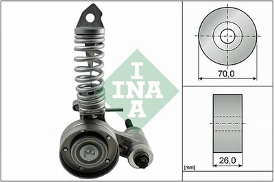 INA - 533008530-INA - Belt Tensioner, V-ribbed belt