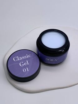 SoLa Gel Classic 01 - Гель моделирующий молочный, 15мл