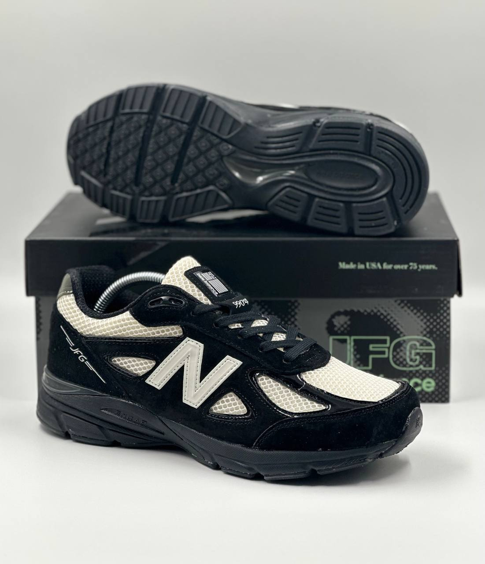 Кроссовки New Balance x JFG 990v4 #B211 (черн.)
