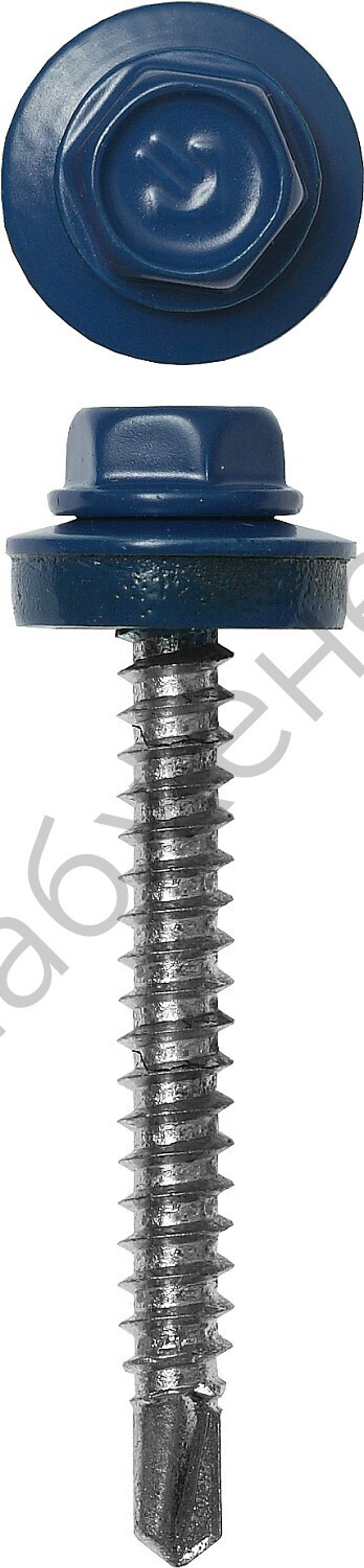 ЗУБР СКД 5005 60 х 4.8 мм, син. насыщ., кровельный саморез, 200 шт (4-300315-48-060-5005)