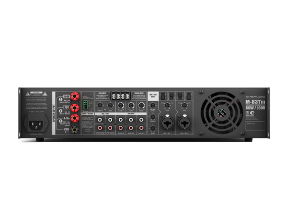 CVGAUDIO M-83Tm профессиональный микшер-усилитель, мощность 80W/100V