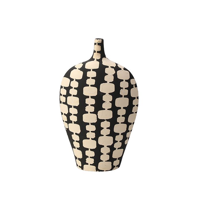 Ваза Black And White Narrow Mouth Vase B