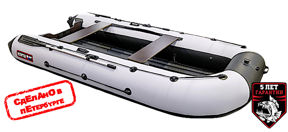 Лодка ПВХ Hunterboat Хантер Лайт 385А
