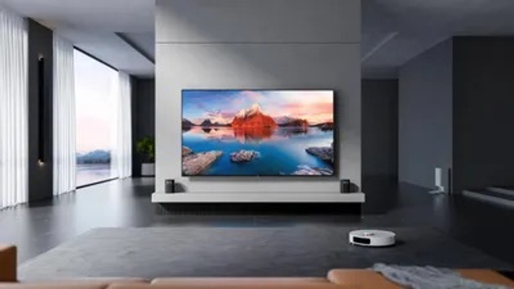 Телевизор Xiaomi MI TV A Pro 55 2025, QLED, 4K Ultra HD, черный, СМАРТ ТВ, Google TV