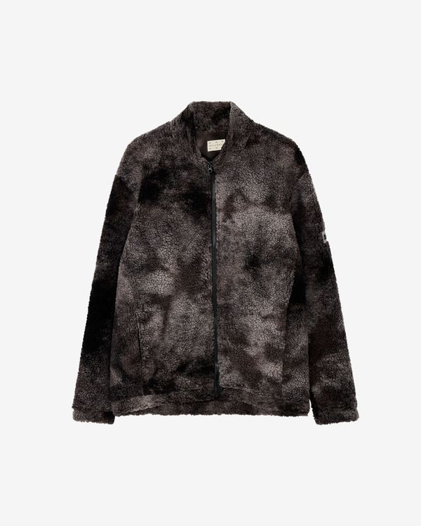 Толстовка на молнии Turbofleece Tie Dye Black/Grey - фото 1