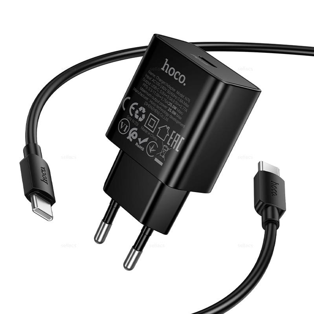 Hoco N76 Star PD25W зарядное устройство набор (Type-C на Type-C)
