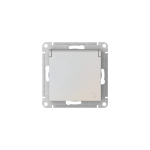 ATLASDESIGN РОЗЕТКА с заземлением со шторками с крышкой,16А,IP20, мех.,быстрозажим. клем., ЖЕМЧУГ