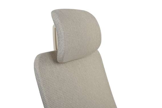 Кресло Antler EAN-001AW Белый пластик/Светло-бежевый