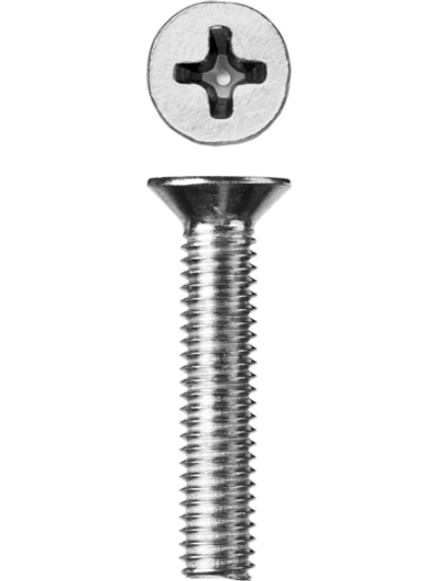 ЗУБР DIN 965, кл. пр. 4.8, M6 х 35 мм, цинк, 5 кг, винт с потайной головкой (303110-06-035)