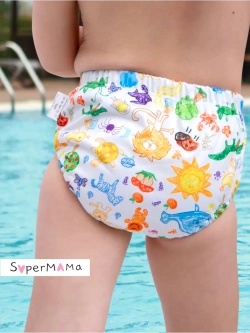 Подгузник трусики для плавания бассейна многоразовый