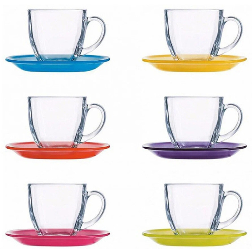 Чайный набор 220мл «Рэйнбоу» N4217