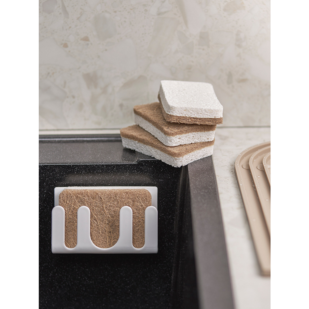 Набор губок для посуды из целлюлозы и кокосового волокна eco sponge, 6 шт.