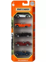 Набор из 5 машинок Хот Вилс Matchbox Blue Highways 2