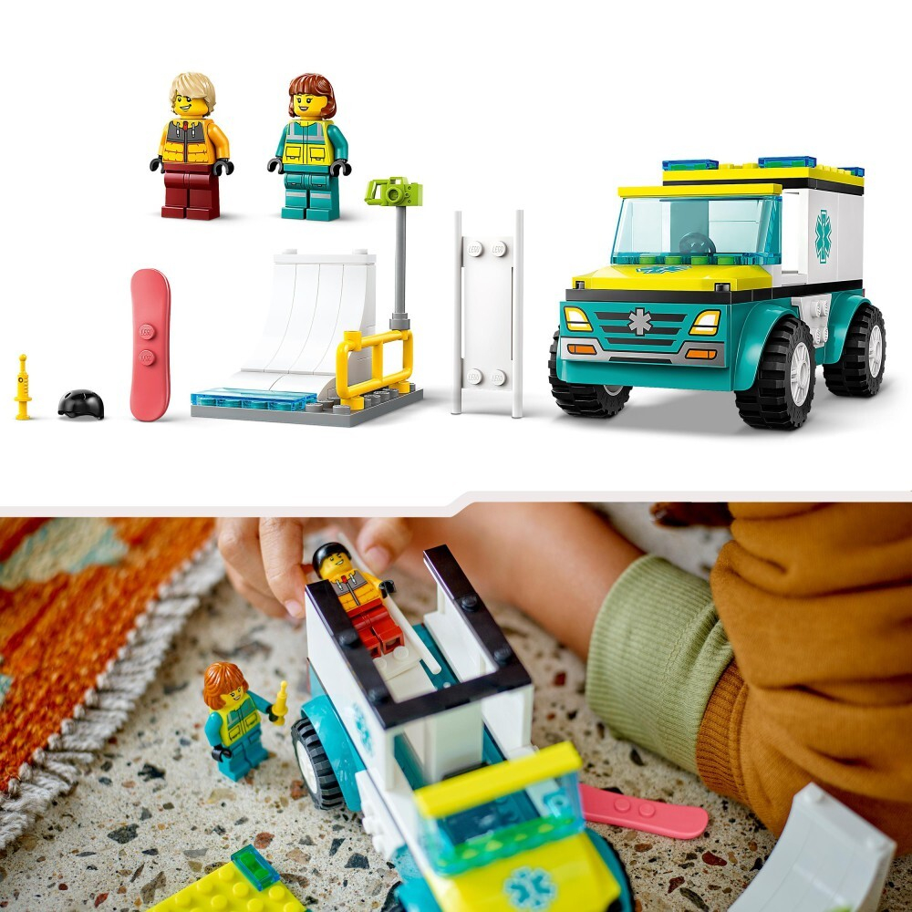 LEGO City — Скорая помощь и сноубордист 60403 / артикул   60403  / GTIN 5702017566764