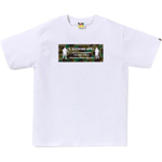 A Bathing Ape 1st Camo Army Name Tee белый зеленый